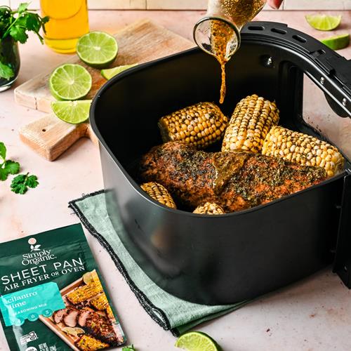 Simply Organic Sheet Pan Seasoning, Cilantro Lime, 0.71 Ounce (Pack Of 12)