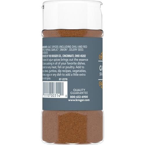 Kroger Cajun Seasoning 3.18 oz
