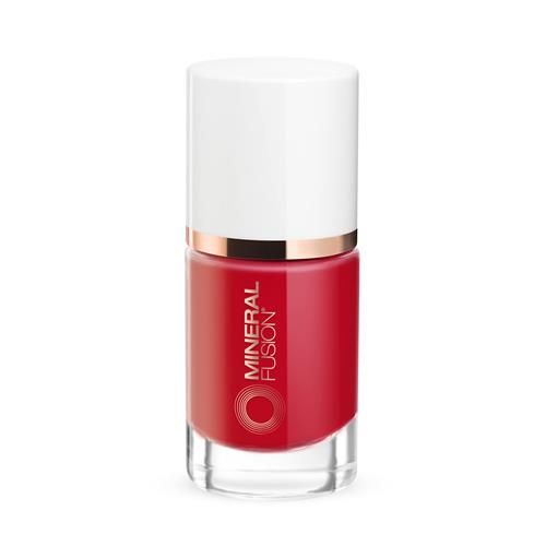 Mineral Fusion Nail Polish, Bright Red, Fast N Fabulous Fast ‘N Fabulous 0.33 Fl Oz (Pack Of 1)