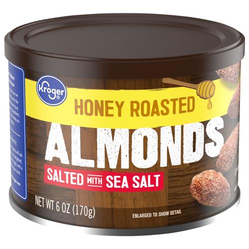 Kroger Honey Roasted Sea Salted Almonds 6 oz