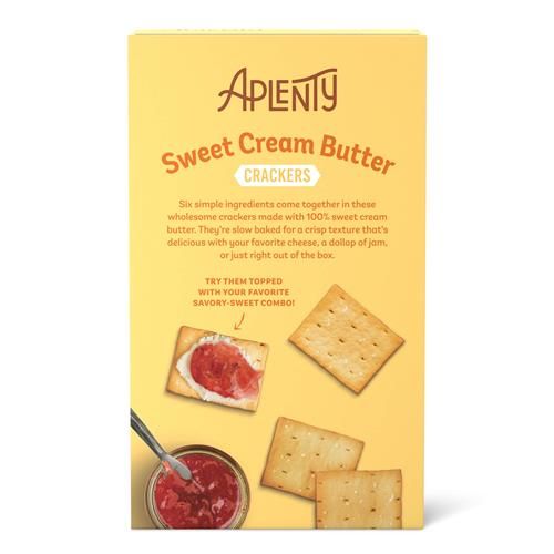 Aplenty, Sweet Cream Butter Crackers, 4 Oz