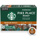 Starbucks K-Cup Coffee Pods, Medium Roast Coffee, Pike Place Roast For Keurig Coffee Makers, 100% Arabica, 1 Box (10 Pods)