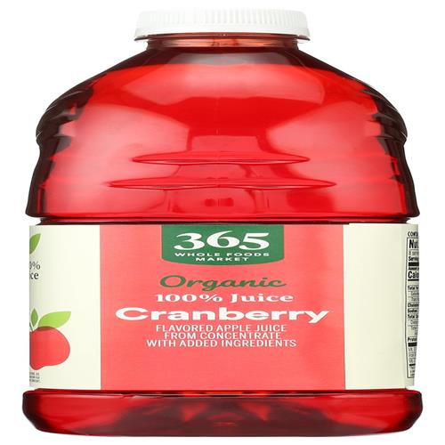 Whole Foods Market Organic Cranberry-Apple Juice, 64 Fl Oz