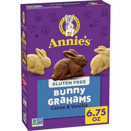 Annies Gluten Free Cocoa And Vanilla Bunny Cookies, 6.75 Oz