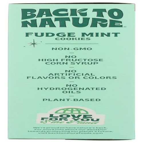 Back To Nature Fudge Mint Cookies, 5.5 Oz