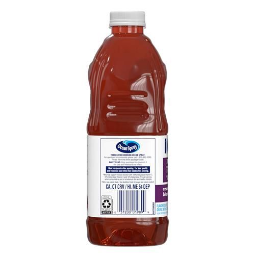 Ocean Spray Immunity Cranberry Blueberry Acai Flavored Juice Drink, Immunity Support Beverage With Antioxidants Vitamin C, Vitamin E And Zinc, 60 Fl Oz Bottle