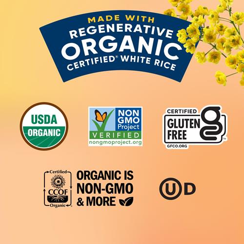 Lundberg Organic Creamy Parmesan Risotto Seasoned Rice - Regenerative Organic Certified Arborio Rice & Seasoning Mix, Gluten Free, 5.5 Ounce Box