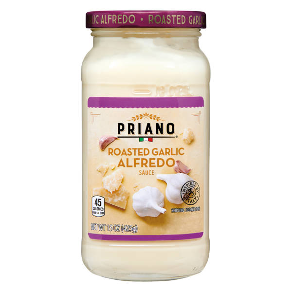 Priano Roasted Garlic  Alfredo Sauce, 15 oz