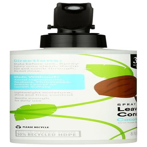 Whole Foods Market, Leave-In Conditioner Spray With Sweet Almond Oil, Coconut Scent, 8 Fl Oz
