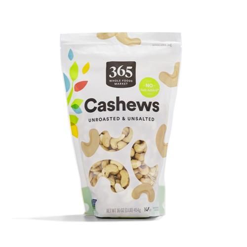 Whole Foods Market Raw Cashews, 16 Oz
