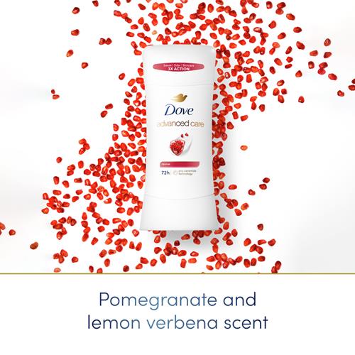 Dove Advanced Care Antiperspirant Deodorant Stick Revive To Help Skin Barrier Repair After Shaving By Boosting Skins Ceramide Levels 72 Hour Odor Control And All-Day Sweat Protection 2.6 Oz - Pac