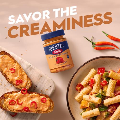 Barilla Sweet And Spicy Pepper Pesto, 6.2 Oz