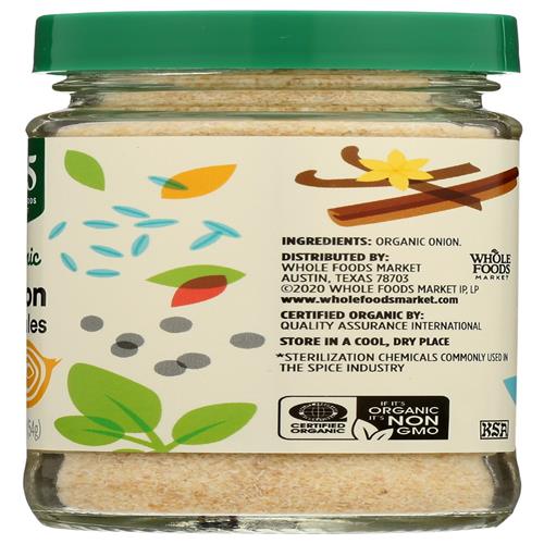 Whole Foods Market, Organic Onion Granules, 1.9 Ounce