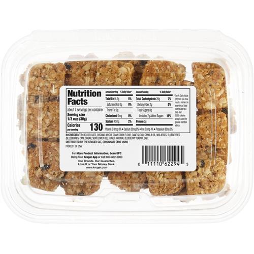 Kroger Blueberry Granola Bites 7 oz