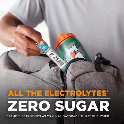 Gatorade - Sports Drinks G Zero Powder Packets Glacier Freeze, 0.10 Ounce(Pack Of 10)