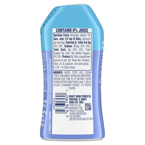 Crystal Light Liquid Blackberry Lemonade Naturally Flavored Drink Mix, 1.62 Fl Oz Bottle