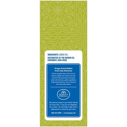 Kroger Green Tea Bags 100 ct