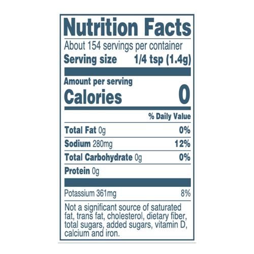 Kroger Reduced Sodium Salt 7.65 oz