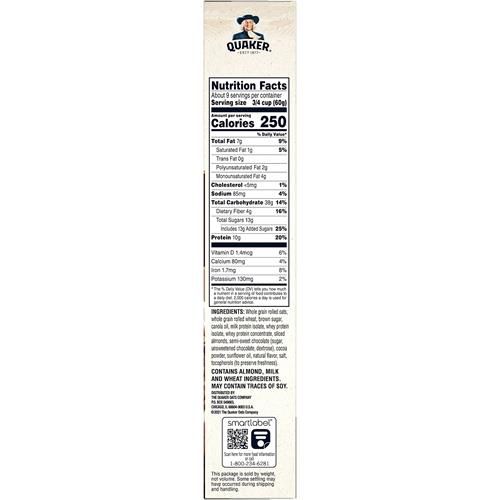 Quaker Chocolate Protein Granola, 18 Oz