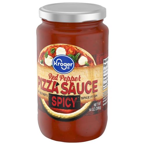 Kroger Spicy Red Pepper Pizza Sauce 14 oz
