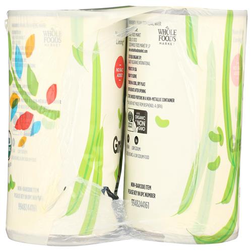Whole Foods Market Organic No Salt Added Cut Green Beans, 14.5 Ounce, 4 Pack