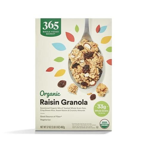 Whole Foods Market Organic Raisin Granola, 17 Oz