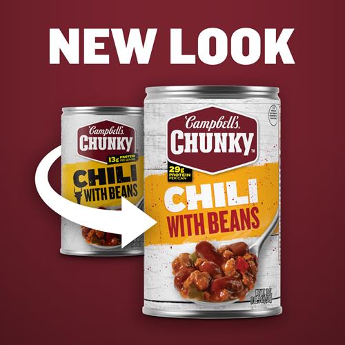 Campbells Chunky Chili With Beans, 19 Oz Can