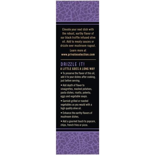 Private Selection Black Truffle Naturally Flavored Infused Olive Oil 3.4 fl oz