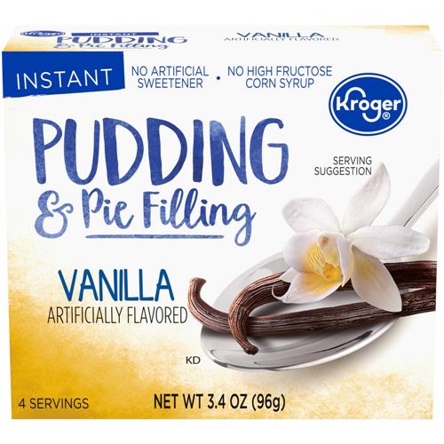 Kroger Vanilla Pudding & Pie Filling 3.4 oz