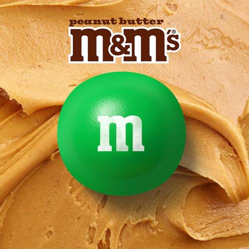 M&Ms Peanut Butter Milk Chocolate Candy, Sharing Size, 9 Oz Bag