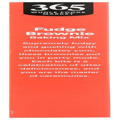 Whole Foods Market, Chocolate Fudge Brownie Mix, 15 Ounce