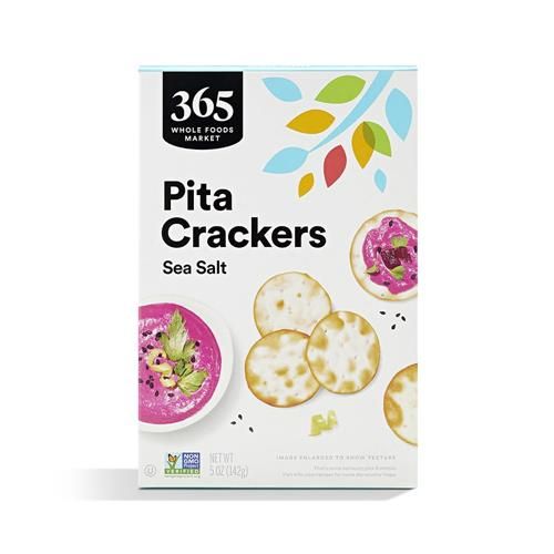 Whole Foods Market Cracker Pita Sea Salt, 5 Ounce