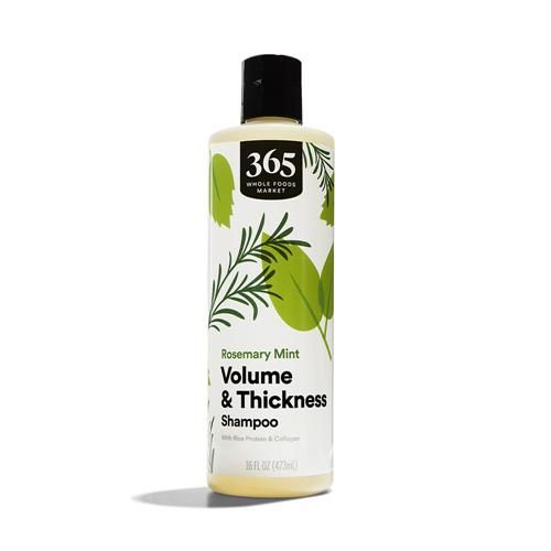 Whole Foods Market, Volume & Thickness Shampoo With Rice Protein & Collagen, Rosemary Mint Scent, 16 Fl Oz