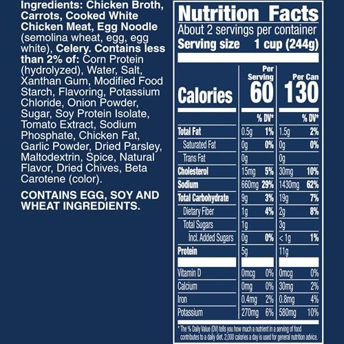 Progresso Light Chicken Noodle Soup, Ready To Serve Canned Soup, 18.5 Oz