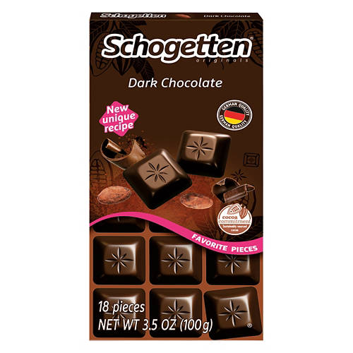 Schogetten Dark Chocolate, 3.5 oz