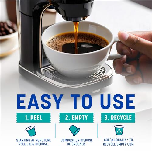 Kroger 100% Colombian Medium Dark Roast Coffee Pods 12 ct