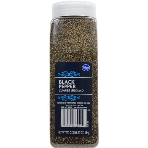 Kroger Coarse Ground Black Pepper 17.1 oz