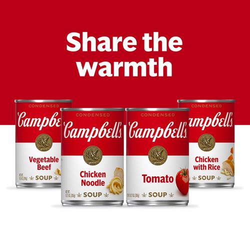 Campbells Condensed Vegetarian Vegetable Soup, 10.5 Oz Can