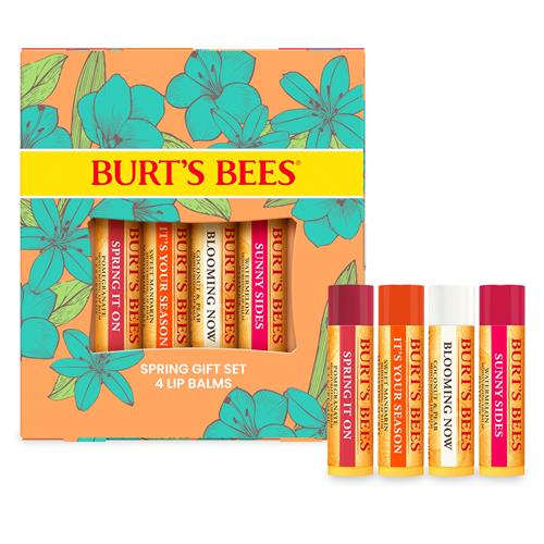 Burts Bees Gifts Ideas - Just Picked Lip Balm Set, Pomegranate, Watermelon, Sweet Mandarin, Coconut & Pear, Natural Origin Lip Treatment, 4 Tubes, 0.15 Oz.