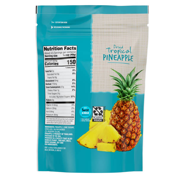 Southern Grove Dried Tropical Pineapple, 6 oz