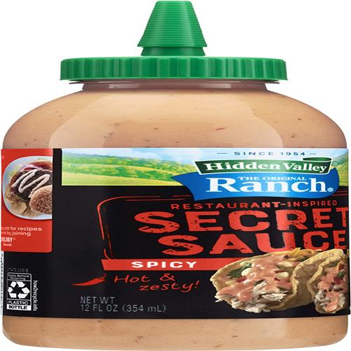 Hidden Valley The Original Ranch Taco Secret Sauce, 12 Fluid Ounce Squeezable Bottle (Package May Vary)
