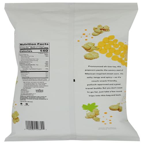 Whole Foods Market Popcorn, Elote Seasonal, 6 Ounce