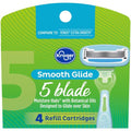 Kroger 5 Blade Smooth Glide Shave System Refill 4 ct