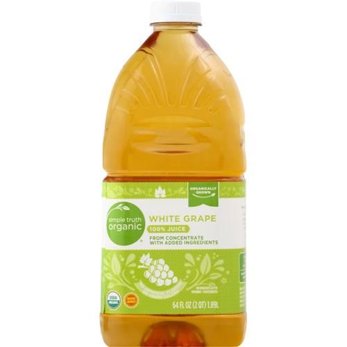 Simple Truth Organic White Grape 100% Juice 64 fl oz