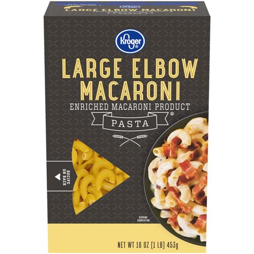 Kroger Large Elbow Macaroni Pasta 16 oz