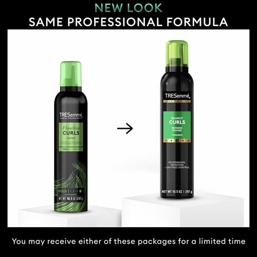 Tresemmé Flawless Curls Nourishing Mousse With Coconut And Avocado Oil 10.5 Oz