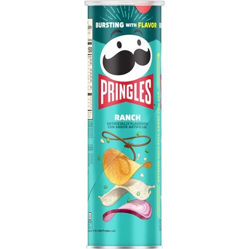 Pringles, Potato Crisps, Ranch, 5.5 Ounce