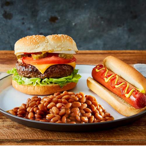 Bushs Best Homestyle Baked Beans, Source Of Plant Based Protein And Fiber, Low Fat, Gluten Free, 8.3 Oz