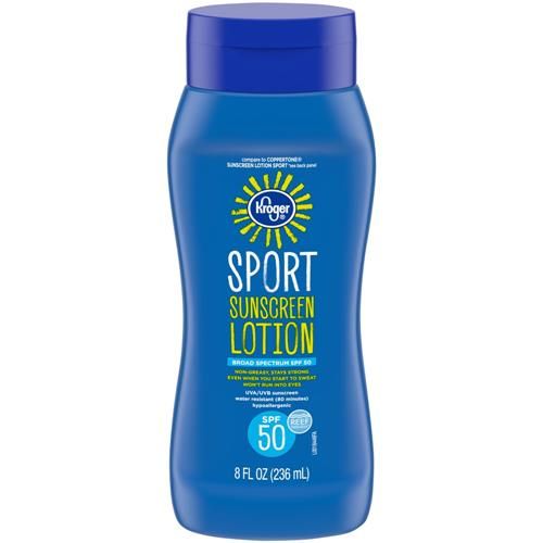 Kroger Sport Sunscreen Lotion SPF 50 8 fl oz