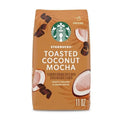 Starbucks Ground Coffee, Toasted Coconut Mocha Flavored Coffee, 100% Arabica, Limited Edition, 1 Bag (11 Oz)